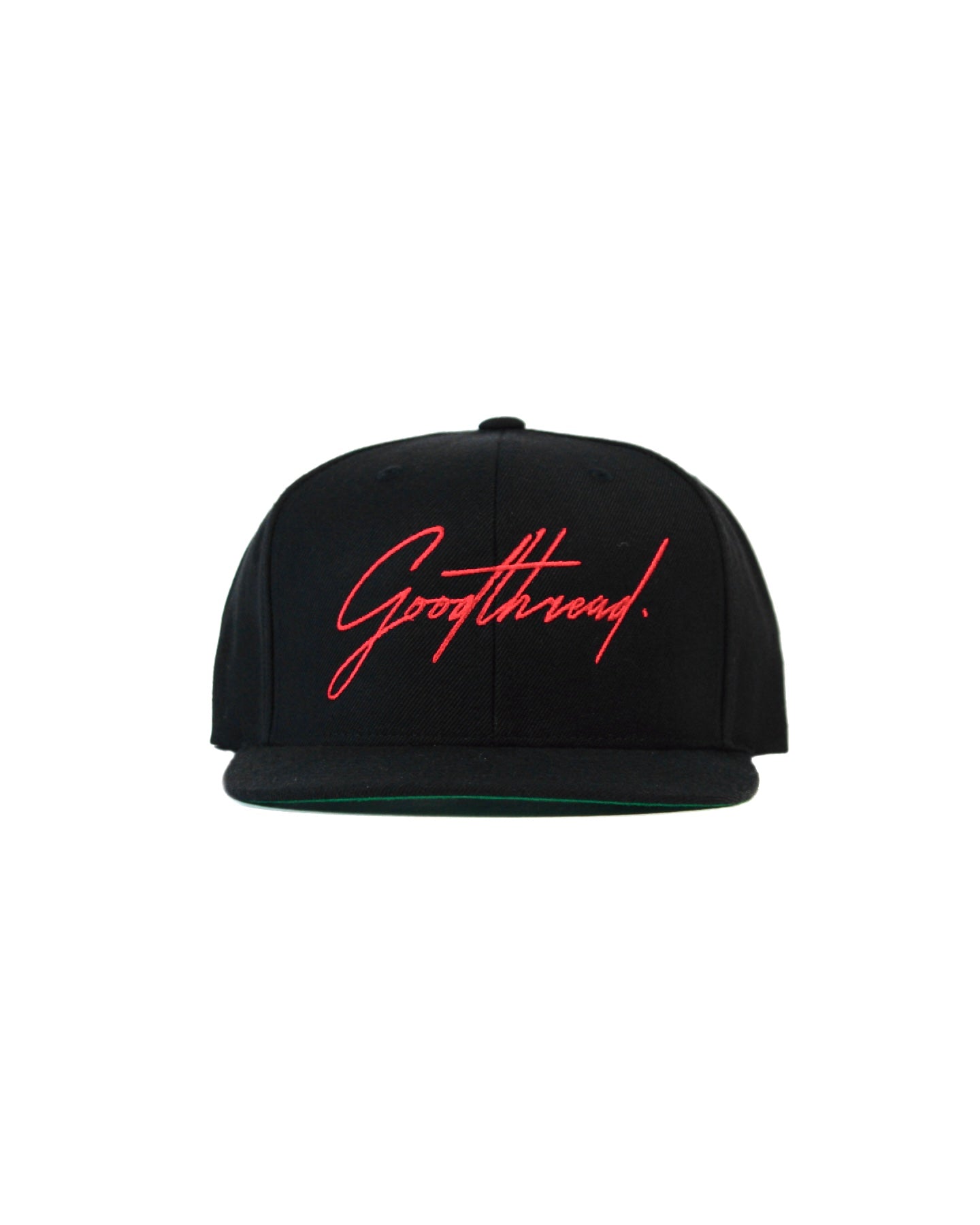 Embroidered Snapback Black/Red