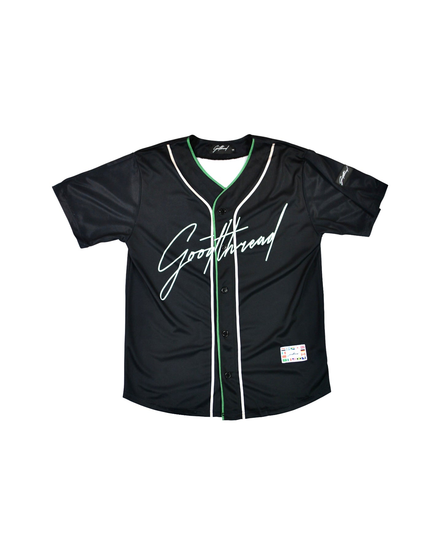 Baseball Jersey BLACK/BROWN/GREEN